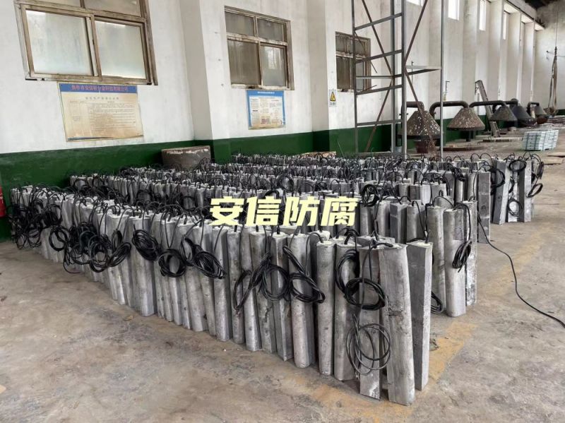 我公司鎂陽(yáng)極，鋁合金陽(yáng)極，鋁犧牲陽(yáng)極，鎂陽(yáng)極，鎂合金犧牲陽(yáng)極在呼和浩特?zé)捰蛷S的使用被評(píng)為優(yōu) 秀生產(chǎn)商